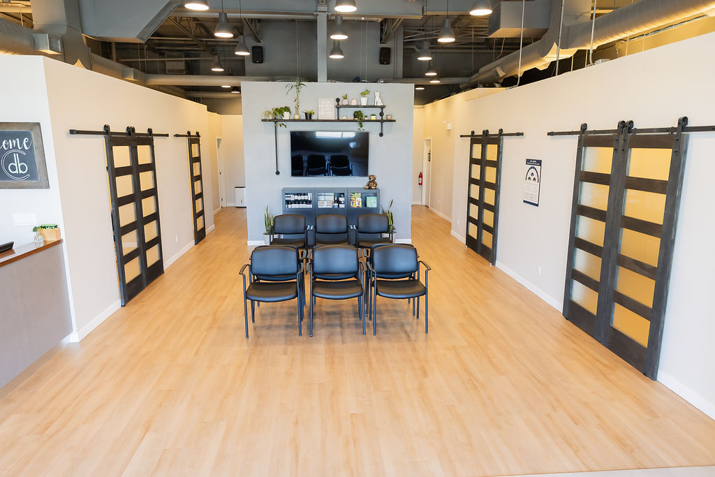 Modern Chiropractor Clinic Waiting Area